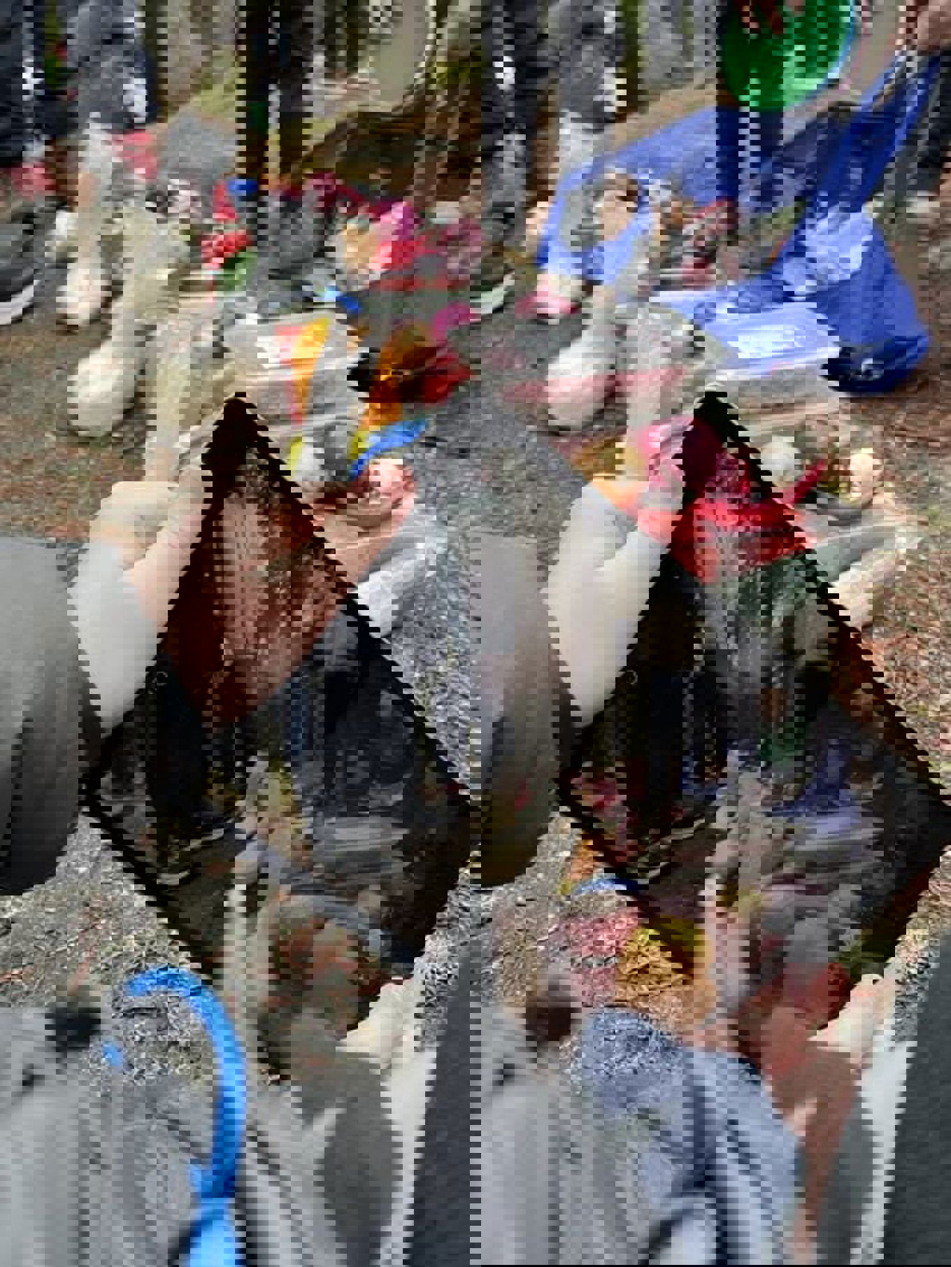 en hånd som holder en ipad